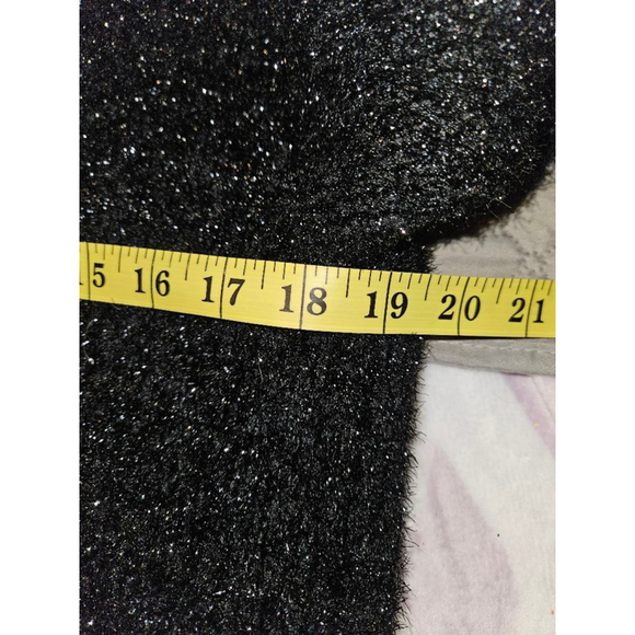 Women's H&M Black Sparkly Oversized Sweater Size S - Picture 9 of 10